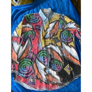VINTAGE HAND PAINTED SHIRT ❤️